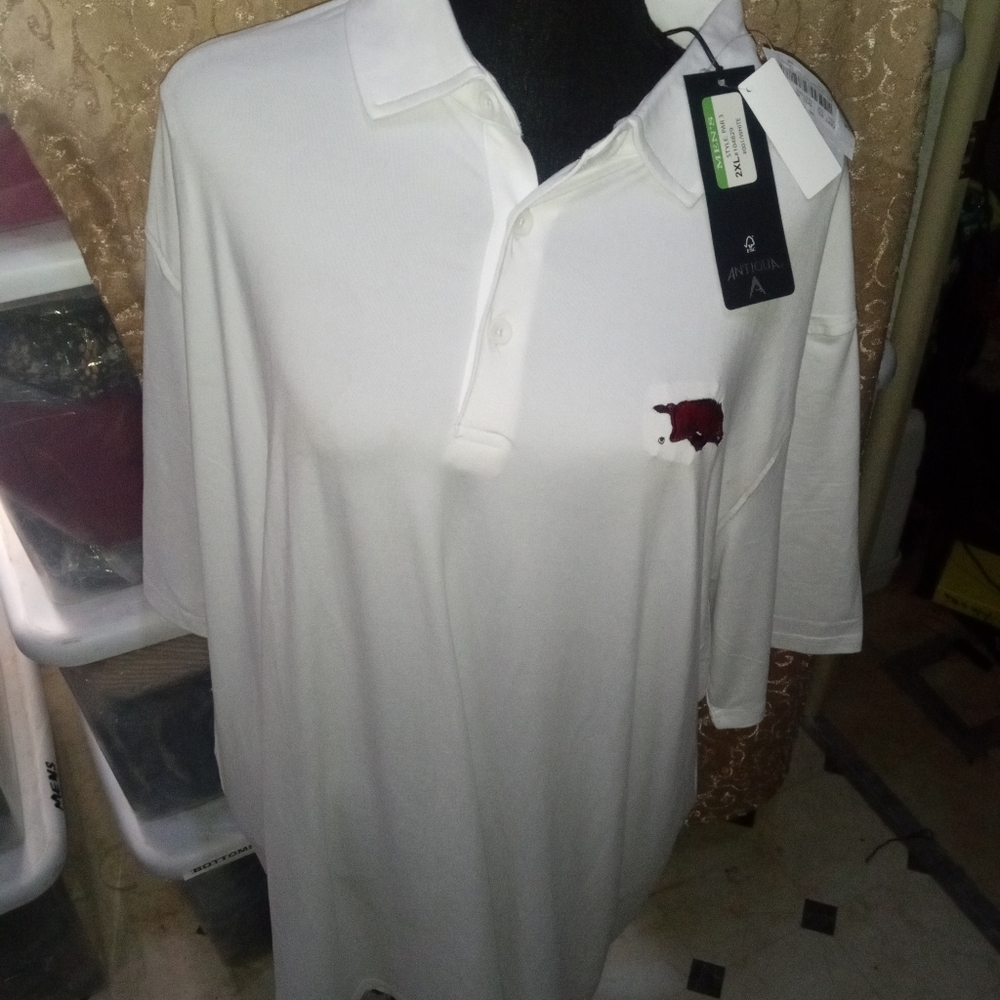 Arkansas Razorbacks White Size 2xl nwt